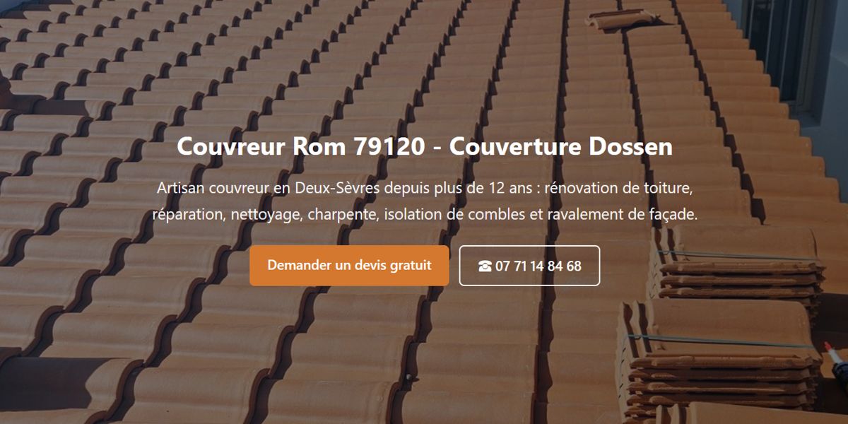 Couverture Dossen - Site internet Bâtiment / Artisan Louhans